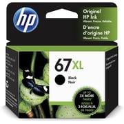 HP 67XL Black High-Yield Ink Cartridge, 3YM57AN