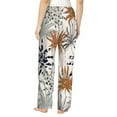thumbnail image 3 of Balery Tropical Leaves print Women's Pajama Pants,Ultra Lightweight Pjs,Lounge Pant-XX-Large, 3 of 9