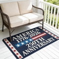 thumbnail image 2 of zhangmingg Anniversary Carpet for Home Soft Floor Mat with Non- Backing Easy Clean Area Rug for Living Room Bedroom Dining, 2 of 4