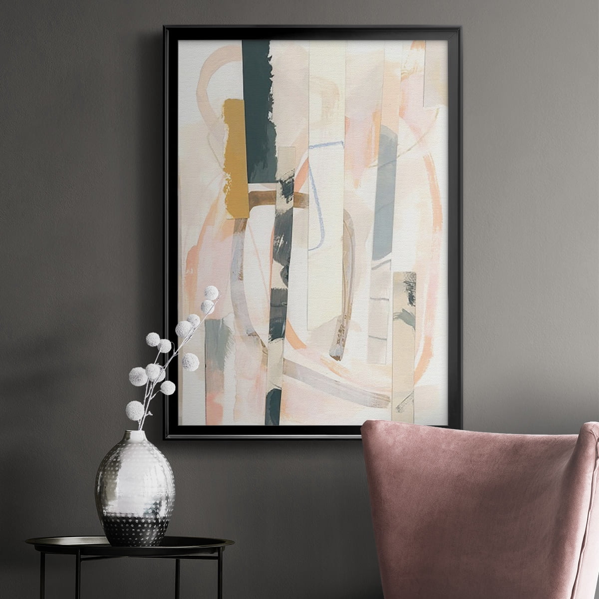 Melon Litmus II Premium Framed Print, in Gold, Black, or Silver - Ready to Hang