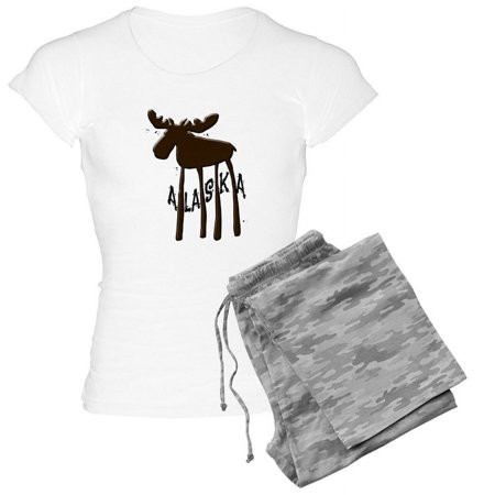 

CafePress - Alaska Moose - Women s Light Pajamas