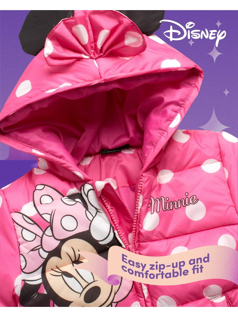 Disney Girls Snowsuit Set - Minnie Mouse Lilo and Stitch 2 Piece