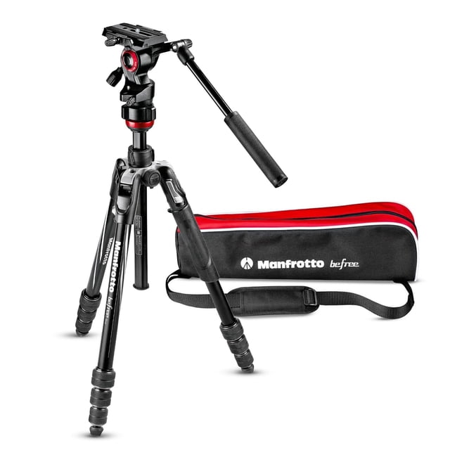 Trípode Manfrotto Befree Live Aluminum Compact Video de viaje