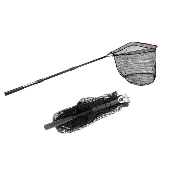 Portable Telescopic Fishing Net with Handle, Triangle Fishing Net,  Foldable, Lightweight & Strong Landing Net, Fishing Gear