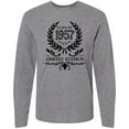 thumbnail image 3 of Inktastic Born in 1957 Limited Edition Long Sleeve T-Shirt, 3 of 5