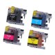 thumbnail image 4 of Juego de cartuchos de tinta ANGGREK 4 piezas negro cian magenta Amarillo antifugas, 4 of 8