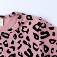thumbnail image 4 of Zhuashum Toddler Girls Outfits 3-4 Years Leopard Print Clothes Round Neck Long Sleeve Set Daily Sleepwear Elegance Playsuit Pink, 4 of 8