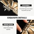 thumbnail image 3 of FORMRS 1-Subject Spiral Notebook 8" x 5" College Ruled 60 Refillable Sheet A5 Hard Cover, 2 Pack, Metallic Flower, 3 of 7