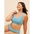thumbnail image 4 of Leading Lady, The Serena, Racerback Sports Bra, Wireless, Full Coverage Unpadded Cups, Moisture Wicking Cotton, Light Support (Women's & Women's Plus), 4 of 6