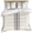 Gray, variant on 3 Piece Simple Farmhouse Style,Duvet Cover Set California King,Microfiber Comforter/Quilt Cover with Corner Ties and 2 Pillowcases,Abstract Grey Geometric Stripe Soft Bedding with Zipper Closure