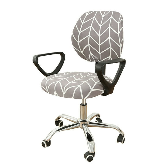 SAYFUT Split Computer Office Chair Covers Slipcover Stretch Desk Task Rotat Seat Cover