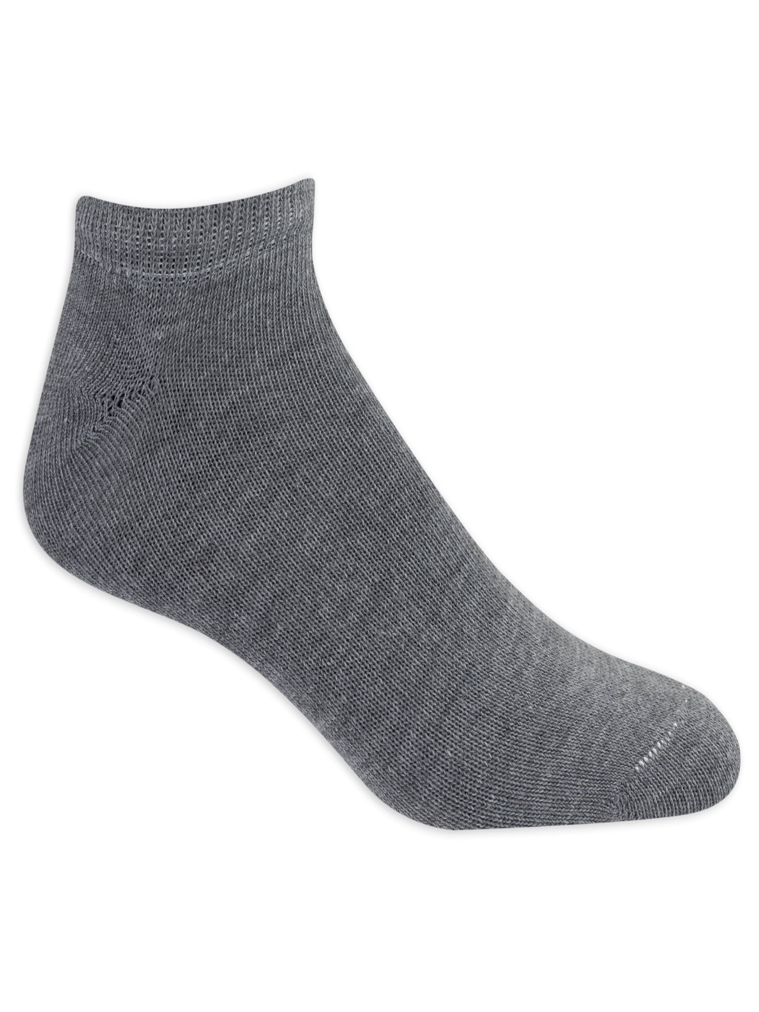Athletic Works Men's Lightweight No Show Socks, 12-Pack, Moisture-Wicking, Lightweight Fabric, Fits Shoe Sizes 12-15