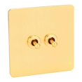thumbnail image 1 of High quality Imitation gold toggle switch stainless steel panel toggle switch, 1 of 5