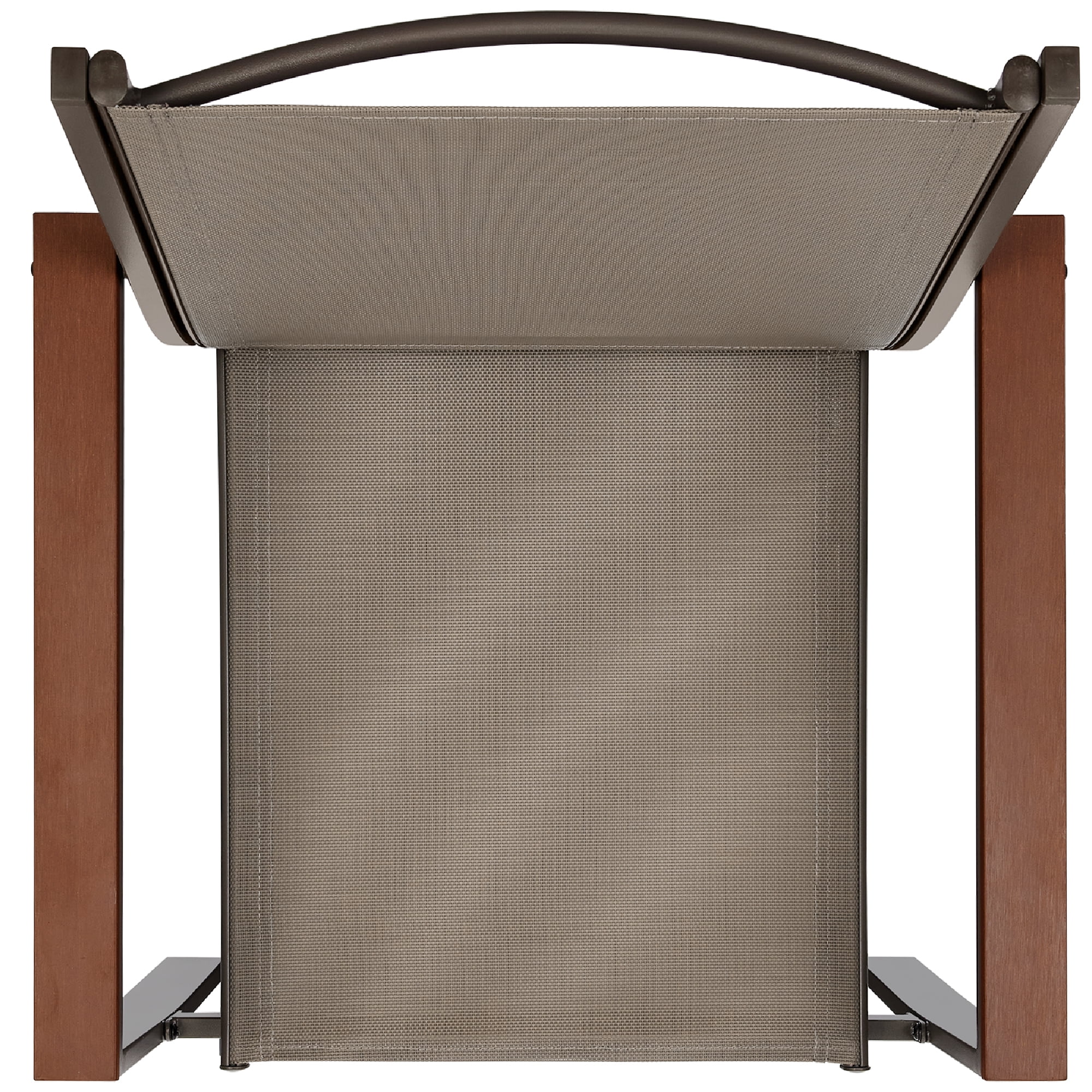 Best Choice Products 4-Piece Outdoor Textilene Patio Conversation Furniture Set w/ Loveseat, Table - Brown/Brown