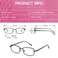 thumbnail image 3 of Gafas de moda SODQW con bloqueo de luz azul para mujer, 3 of 7