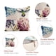 thumbnail image 3 of Funda de almohada decorativa para exteriores con estampado de pájaros y flores, juego de cojín de primavera de 18 x 18 para 4 días, 3 of 5