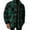 Army Green, variant on qolati Men's Plaid Shirts Jacket Casual Long Sleeve Lightweight Fuzzy Sherpa Cardigan Button Down Open Front Coat Fall Winter Outwear with Pocket