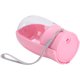 thumbnail image 2 of Botella de agua potable plegable portátil para viajes al aire libre para mascotas de plástico, hervidor para perros y gatos, botella plegable rosa, 2 of 5