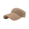 thumbnail image 2 of YYDENG Breathable Hollow Top Fish Scale Mesh Sun Visor Hat Waffle Mesh Breathable Sun Block Headwear Adjustable Fit Design For Backyard Gardening Road Trip Beach Vacation Outdoor Sports, 2 of 7