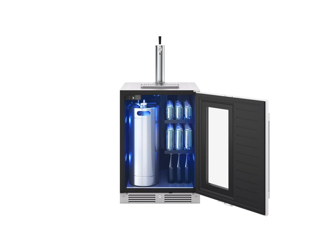 Zephyr Presrv PRKB24C01AG under-counter refrigeration|kegerator