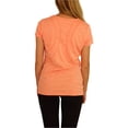 thumbnail image 3 of Reebok Poly Marled - Camiseta básica para mujer, color rosa, pequeña, 3 of 5