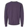 thumbnail image 2 of Hanes Mens Big ComfortWash Garment Dyed Fleece Sweatshirt, S, Grape Soda, 2 of 4