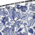 thumbnail image 3 of Modern Botanical Floral Bathroom Curtain, 72x72 Polyester with Hooks, Aesthetic Watercolor Flower-Inspired Decor, 3 of 5