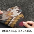 thumbnail image 6 of Brown Geometric Triangle Diamond Pattern Door Rugs,Washable Non Slip Door Mats Indoor,Decorative Door Mats,Entry Mat Indoor for Entrance,Bedroom,Kitchen,Bathroom,17"x30", 6 of 6