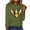 D-Green, variant on GERsome Women's Casual Long Sleeve Tops Crew Neck Cute Graphic Tunic Tops Pullover