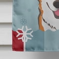 thumbnail image 4 of Carolines Treasures BB1750CHF Hiver Vacances Rouge Corgi Flag Toile Taille Maison, 4 of 4