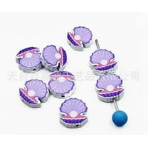 WEUVEB Durable Purple Wood Beads for Creative Home and Jewelry Making