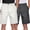 Black+White, variant on 2-Pack PULI Men’s Golf Hybrid Dress Shorts Lightweight Quick-Dry Summer Flat Front Casual Shorts with Pockets