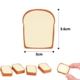 thumbnail image 2 of Bread Eraser, Creative Cartoon Toast Design for Children's Art Projects (3pcs), 2 of 6