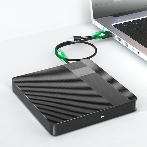 Unidad óptica externa USB 3.0 y tipo C, DVD, unidad de disco óptico móvil, computadora externa, computadora de escritorio, computadora portátil, unidad óptica universal