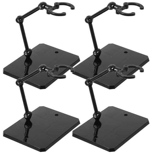 4pcs Action Figure Stands Action Figure Display Holder Base Doll Model Figure Holder