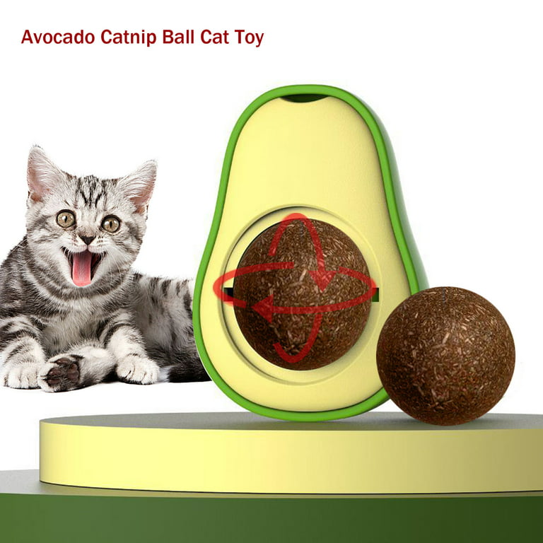 Avocado Tumbler Cat Toy Multifunctional Mint Catnip Ball Leaky Toy