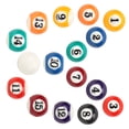 thumbnail image 4 of Billiard Ball,16PCS Eco‑friendly Resin Mini Resin Billiard Ball Billiard Table Accesssory High-Precision Functionality, 4 of 8