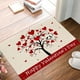 thumbnail image 1 of Valentines's Day Heart-shaped Entrance Mat Romantic Welcome Doormat Non-slipss Rug Suitable For Bathroom And Home Front Door Decoration 23.6x15.7 Inches, 1 of 6