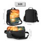 thumbnail image 2 of Fotbe Tropical Sunset Paradise Lonchera Bolsa de Almuerzo para Hombres y Mujeres, Lonchera de Gran Capacidad, Bolsa de Almuerzo Reutilizable, Bolsa Térmica Aislante, 2 of 7