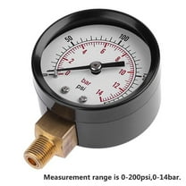 FUEENIRVA Carburetor Pressure Testing Gauge Pressure Gauge Metal 1Set Maintenance