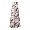 thumbnail image 5 of Bibifish Womens Dress Graphic Strapless Tube Dress Backless Bodycon Floor Length Maxi Dress Flowy Casual Party Wear Dress For Ladies, 5 of 6