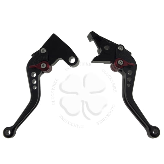 Black CNC Shorty Brake Clutch Levers Triumph 04-13 Sport Cafe Touring Cruiser
