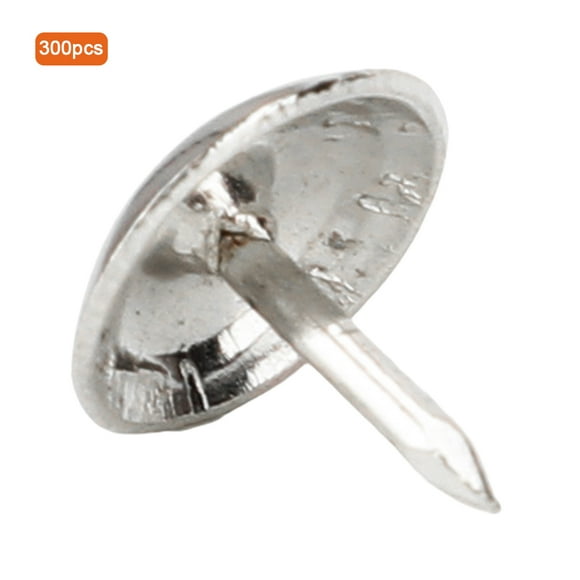 Silver Finish Nails, 300Pcs Nail Furniture Nails Pins Kit Furniture Decorative Studs For Upholstered Furniture