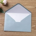 thumbnail image 3 of PONATIA 50 Pieces/Lot A7 Envelopes, 5.25 x 7.5 inches, Perfect for 5''x7'' Weddings, Invitation Cards,Graduation Invite (Pearl White Liner + Dusty Blue), 3 of 8
