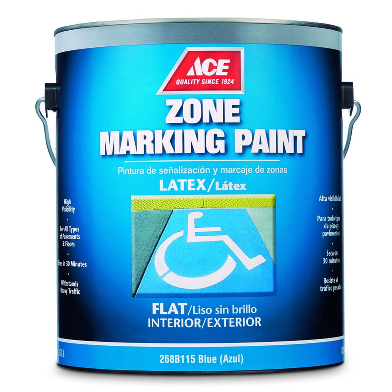 Ace Handicap Blue Traffic Zone Marking Paint 1 gal.