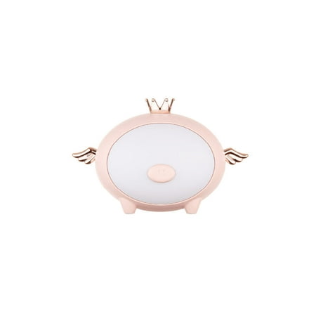 

TureClos Children Night Light Silicone Shaped Lamp Bedside USB Rechargeable Wall Hanging Lighting Tool for Bedroom Corridor Dormitory Pink Without Sensor
