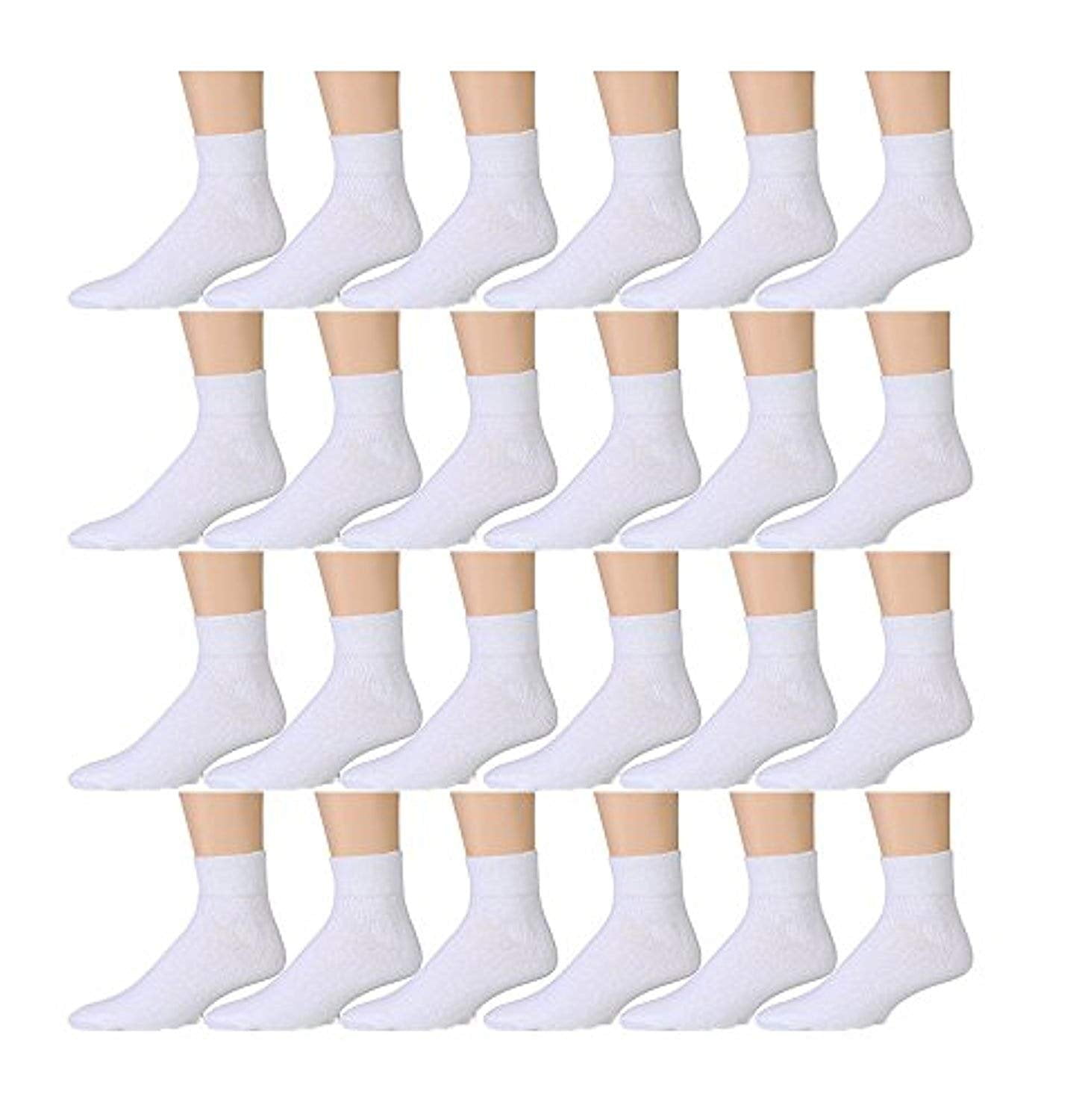 SOCKS'NBULK Value Pack of Mens Womens and Kids Ankle Socks, Wholesale