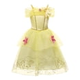 thumbnail image 1 of HAWEE Robe de Princesse Belle, Costume Superposé à Épaules Dénudées Beauté et Bête pour Petite Fille, 1 of 4