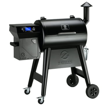 Z Grills 459 sq. in. Pellet Grill with Latest PID Controller, Meat Probes for Small Family Grilling