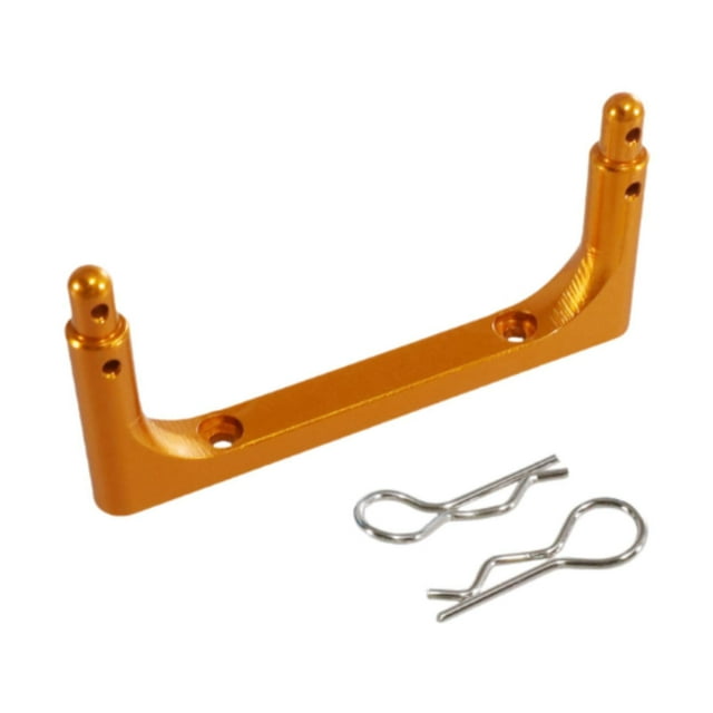 RC CAR CUERPO DEL CARRO DEL CARRO DEL CUERPO DEL CUERPO DEL ALUMENTO ALUMINIO ALUMINUS Modificación de automóvil RC Parte de control remoto CAR Siting Dorado